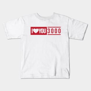 i love you times 3000 Kids T-Shirt